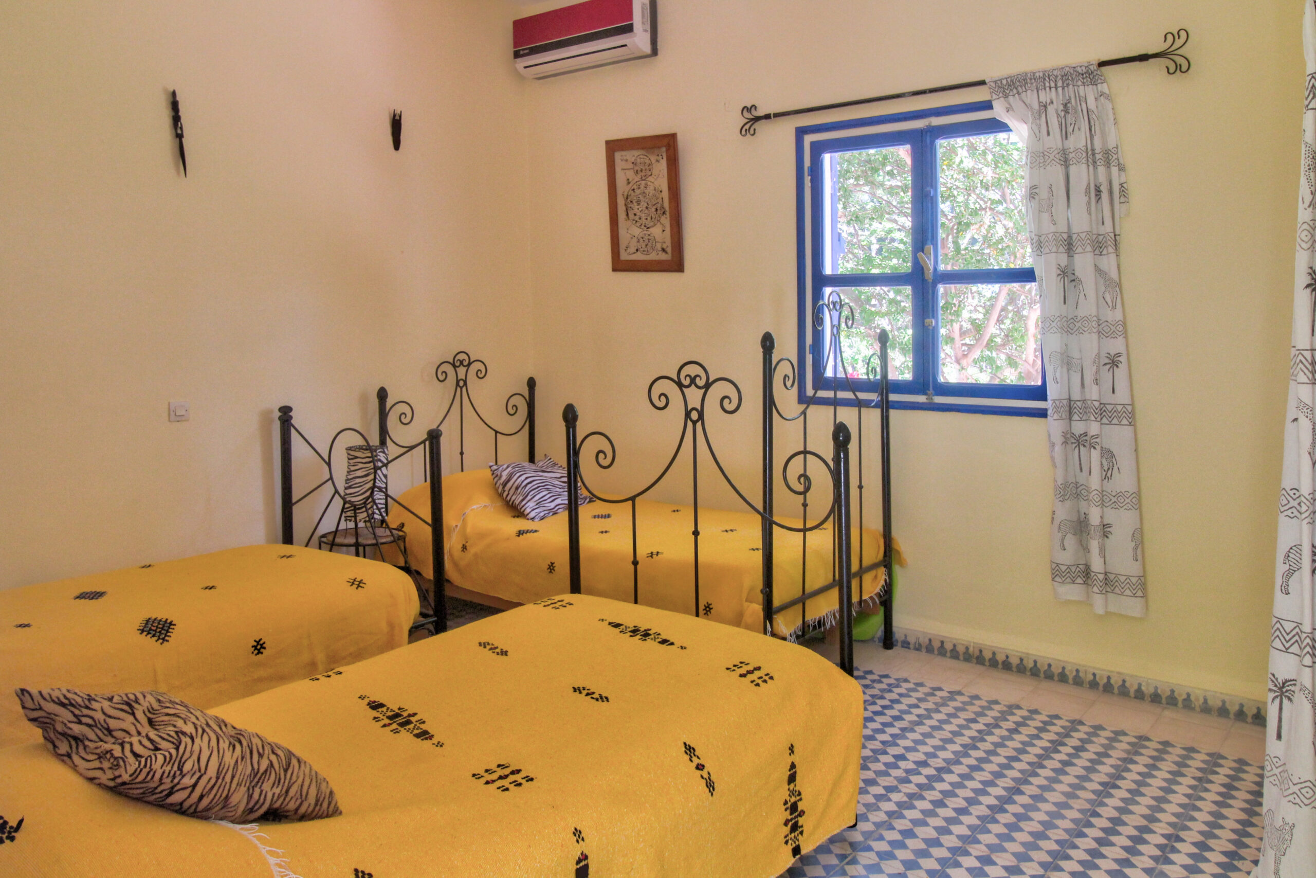 African bedroom